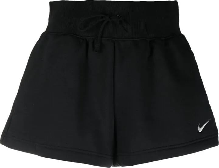 High-Waisted Cotton Shorts