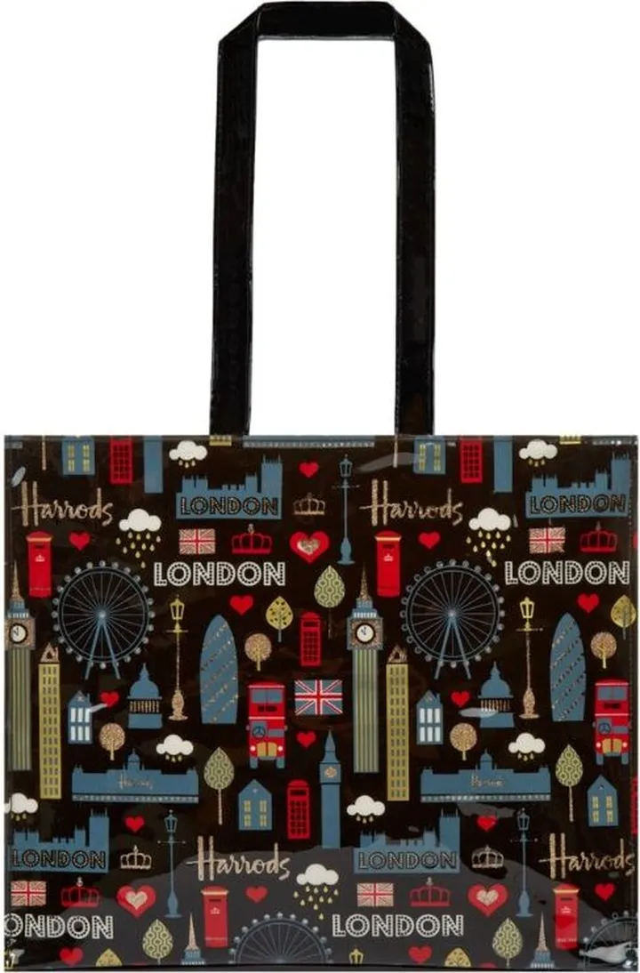 Harrods Glitter London Shoulder Bag
