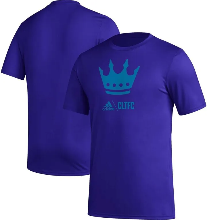Men's adidas Purple Charlotte Fc Icon T-shirt