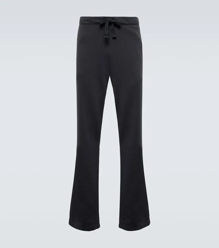 Cotton and cashmere sweatpants