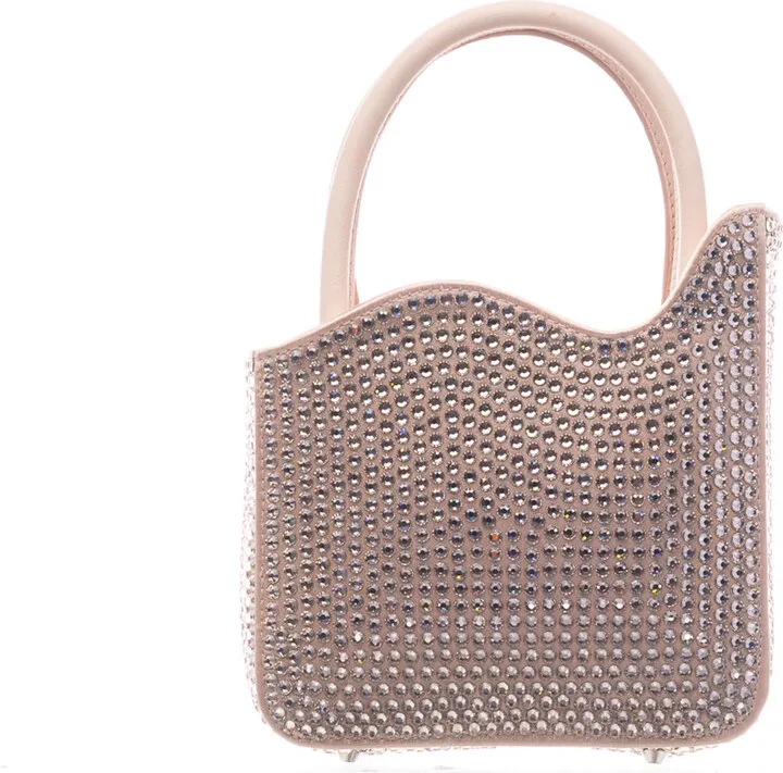 Ivy Micro Bag With All Over Rhinestones