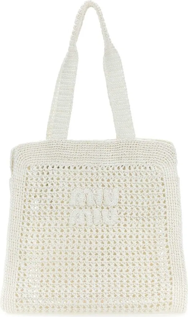 Miu Miu Crochet Shopping Bag