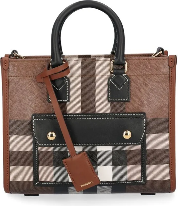 Burberry Mini Check Freya Tote Bag