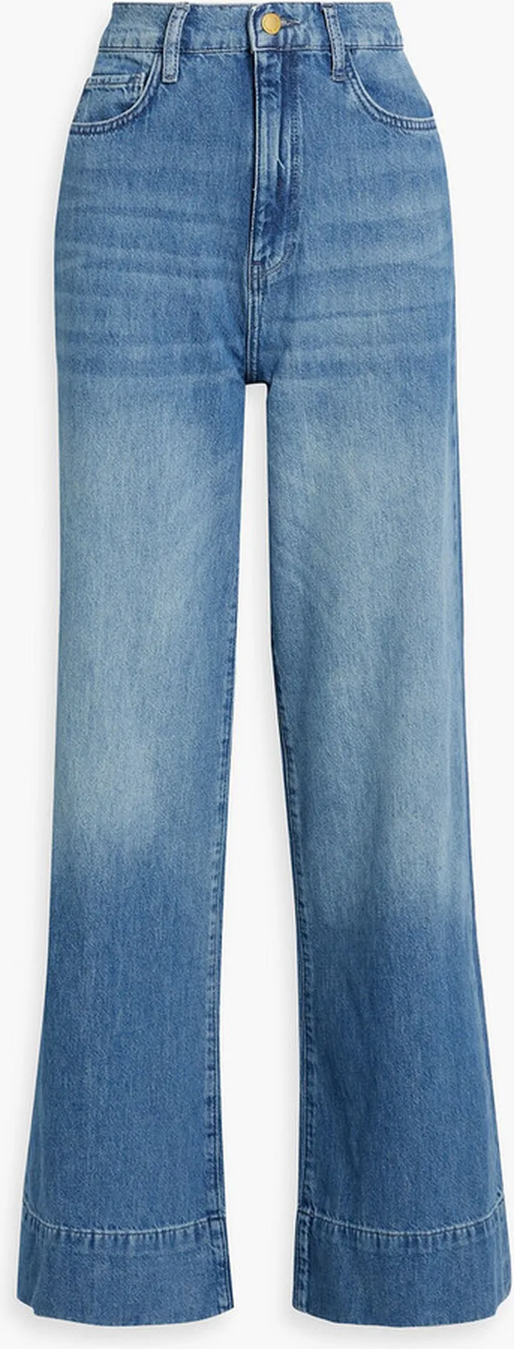 High-rise wide-leg jeans