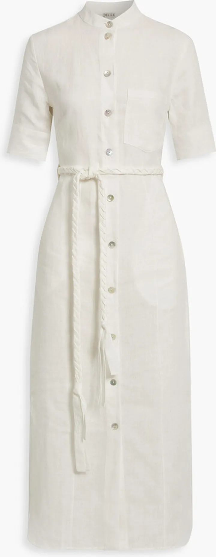 Chloe linen midi dress