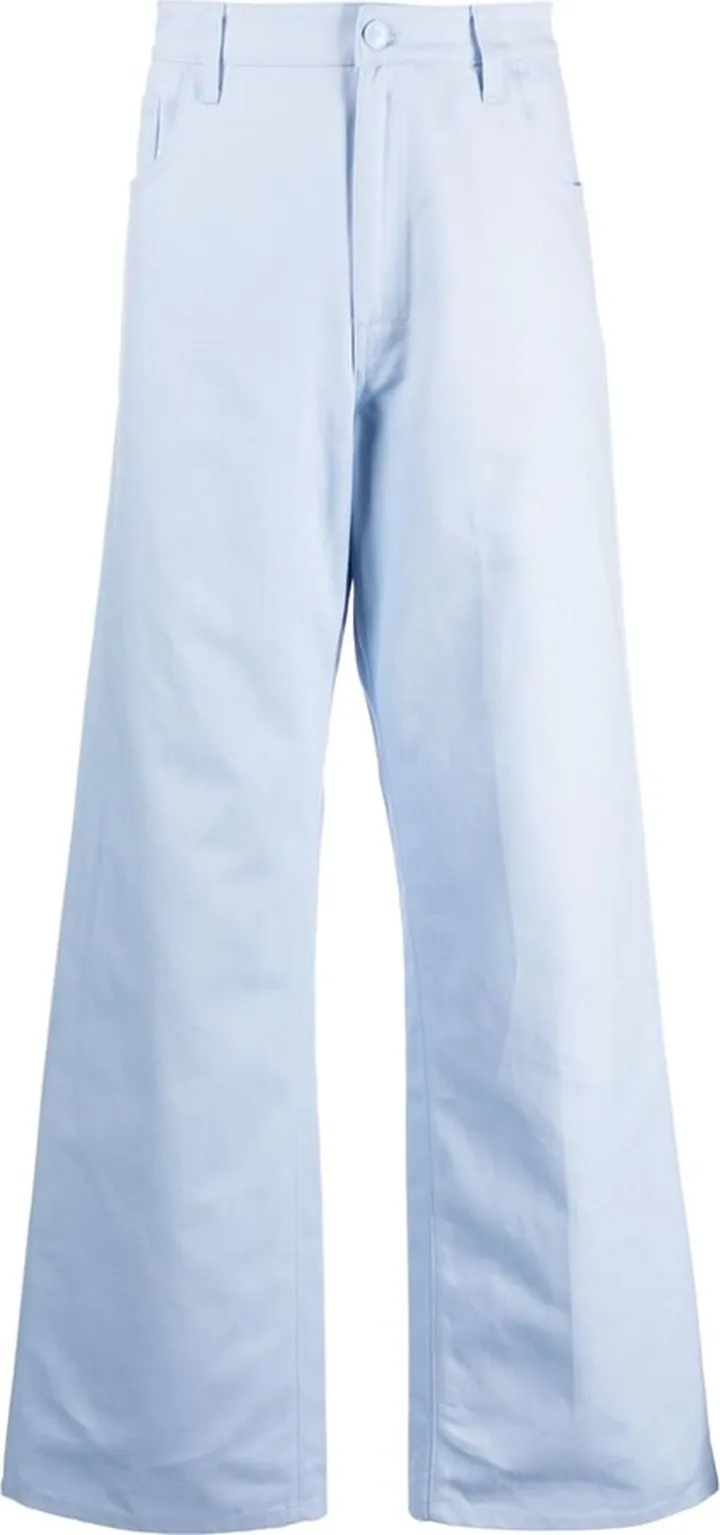 Logo-Patch Wide-Leg Jeans