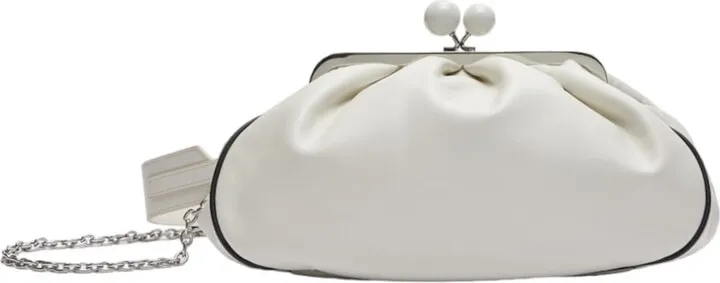 Pasticcino Bag Empoli Media In Nappa Bianco 55110132600040