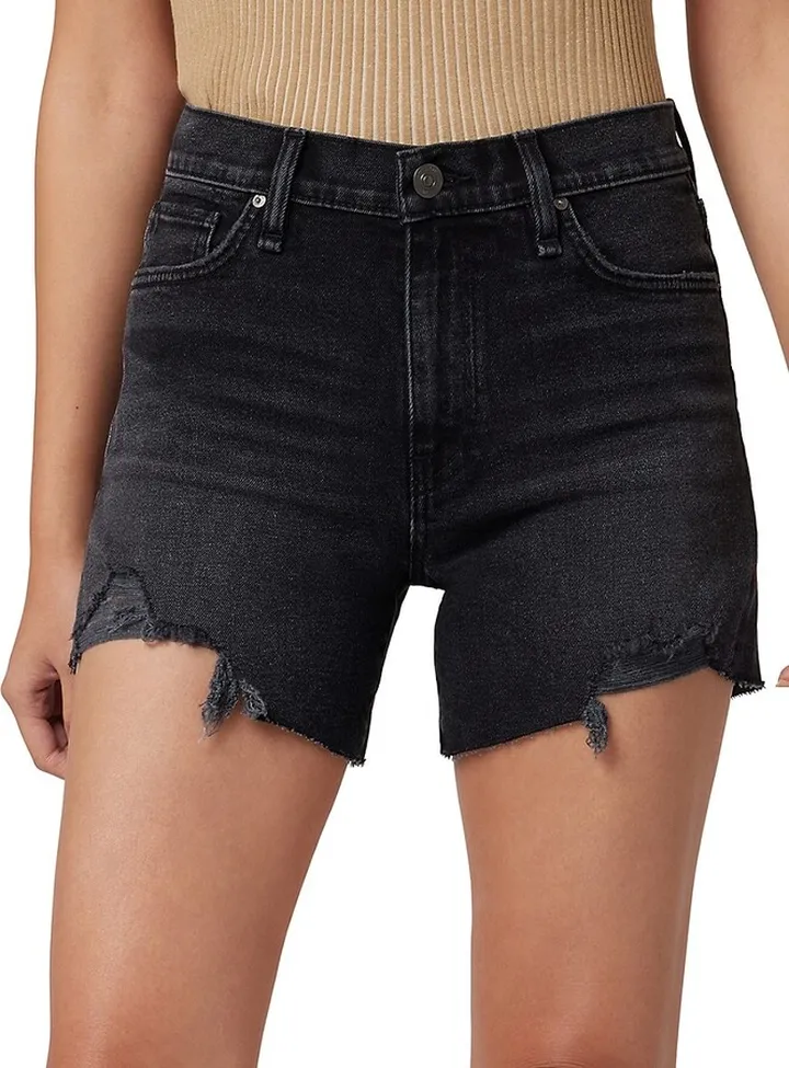 Devon High Rise Denim Boyfriend Shorts