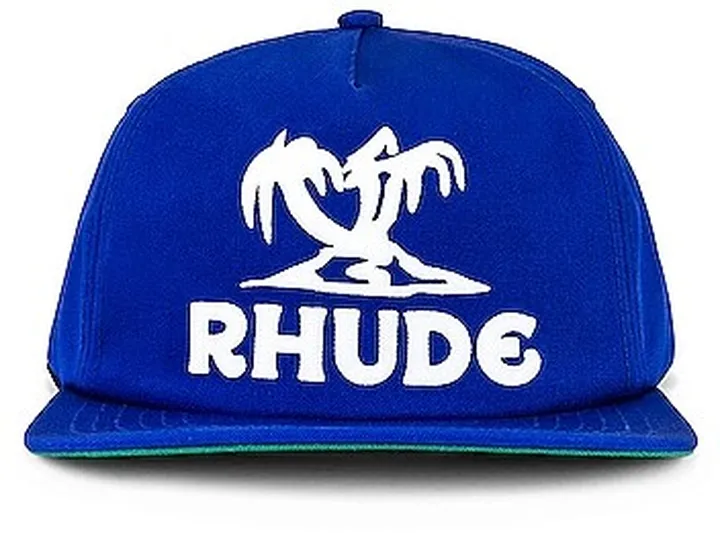 Rhude Palms Hat in Royal