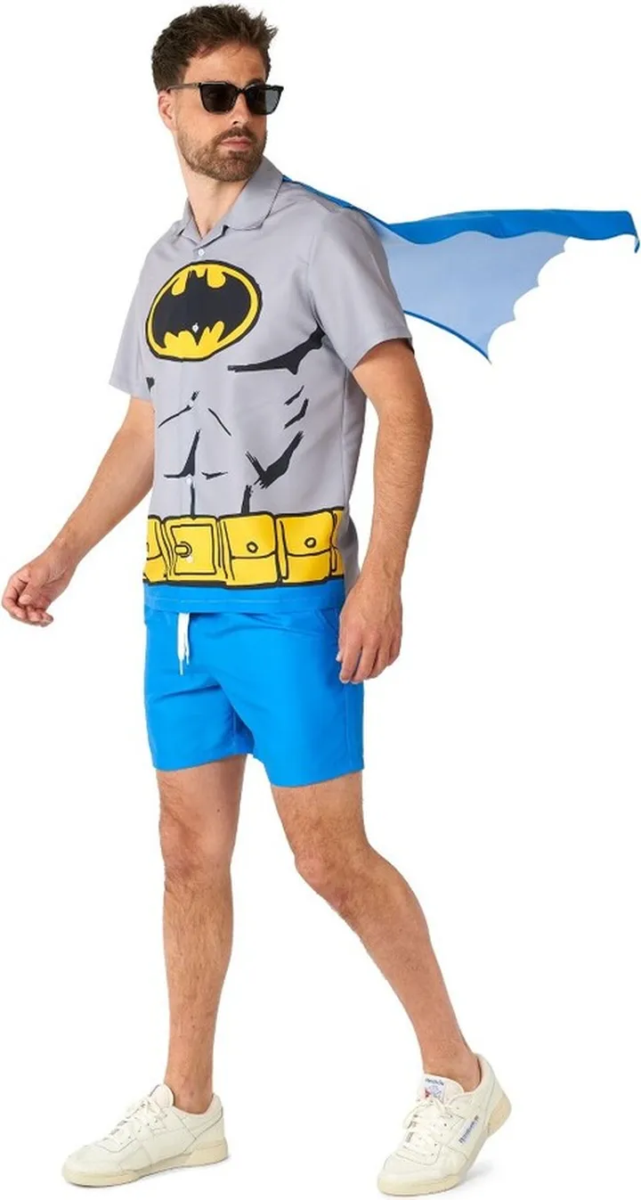 Suitmeister Men's Festival Summer Set - Batman - Blue - Size: L