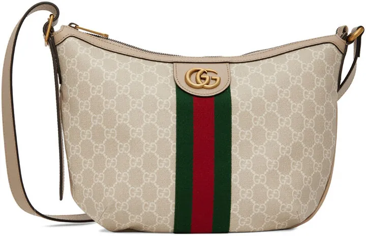 Gucci Beige Small Ophidia GG Shoulder Bag