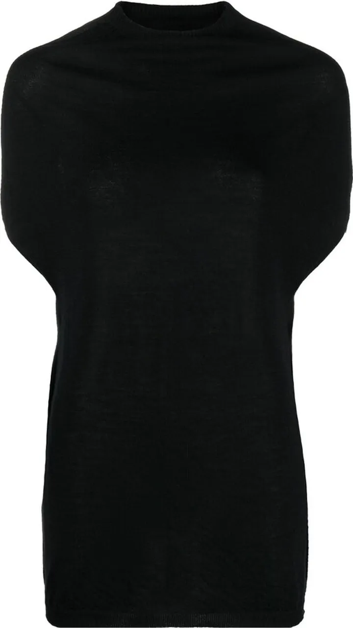Short-Sleeve Cashmere Top