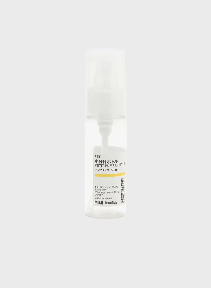Pet Pump Bottle 50Ml
