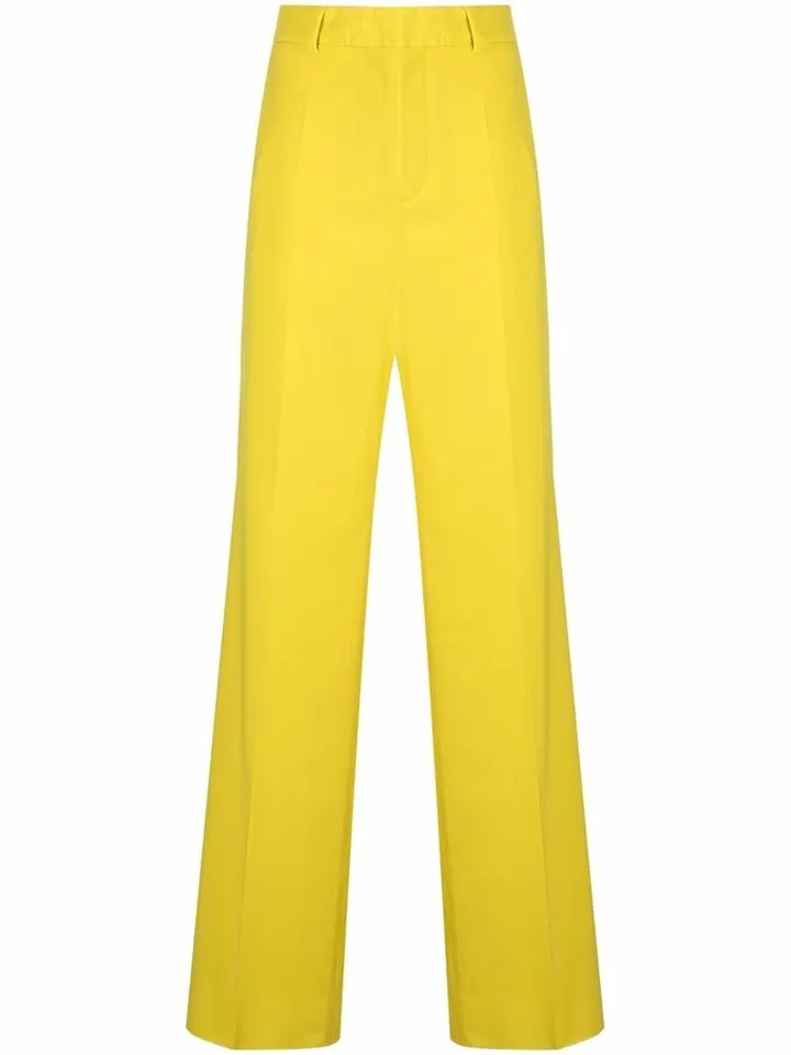 High-Waisted Tailored Trousers