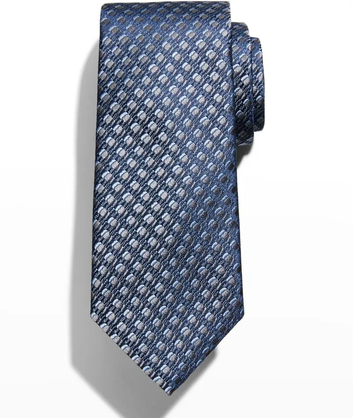 Men's Silk Shadow Pattern Tie