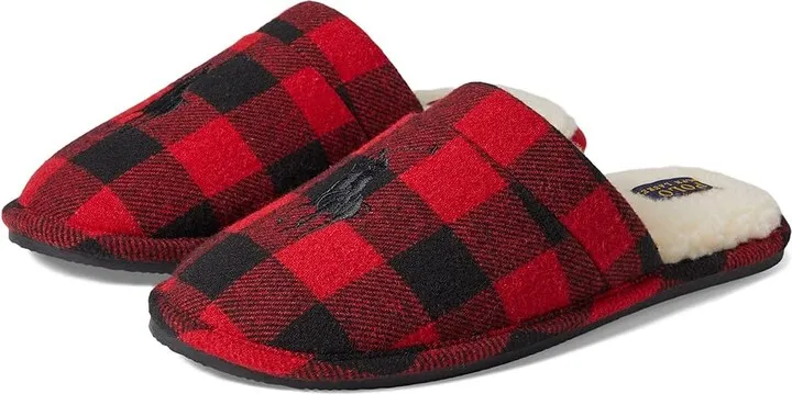 Polo Ralph Lauren Irving Wool Scuff (Red) Men's Shoes