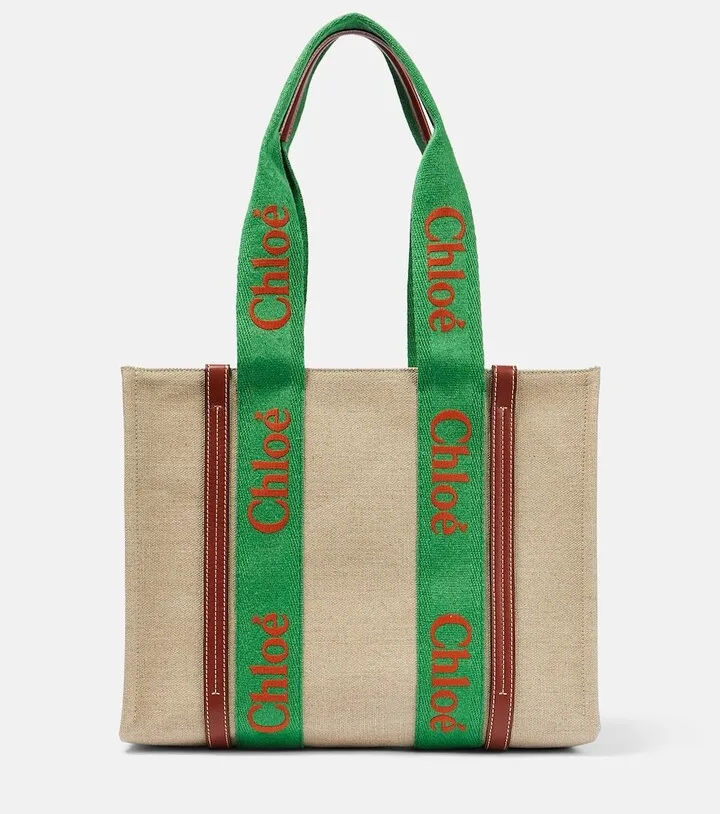Woody Medium canvas tote