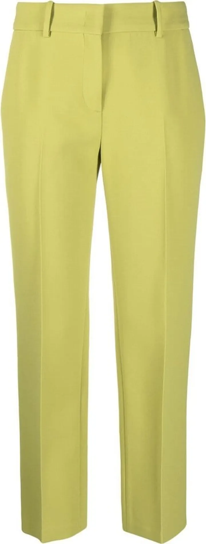 Cropped Straight-Leg Trousers