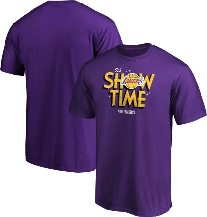 Men's Purple Los Angeles Lakers 2020 Nba Finals Bound Team Ambition Hometown T-shirt