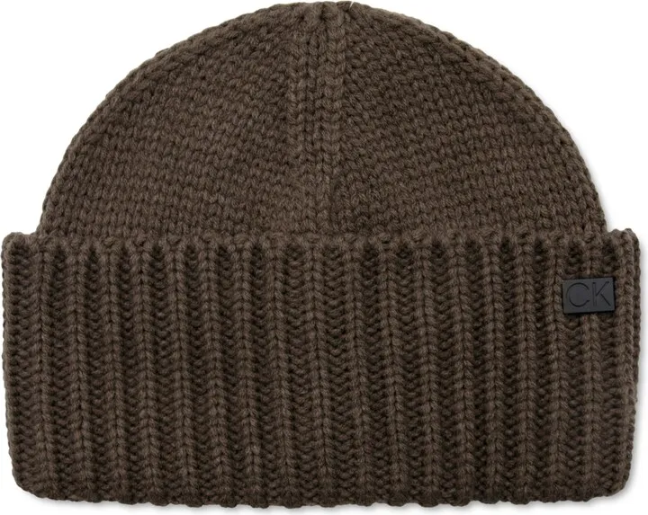 Calvin Klein Men's Tall Cuff Ribbed Hat