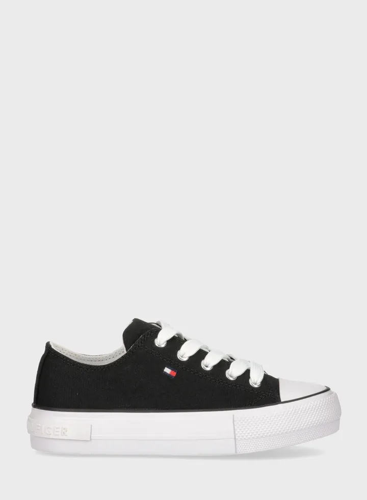 Kids Low Top Lace Up Sneakers