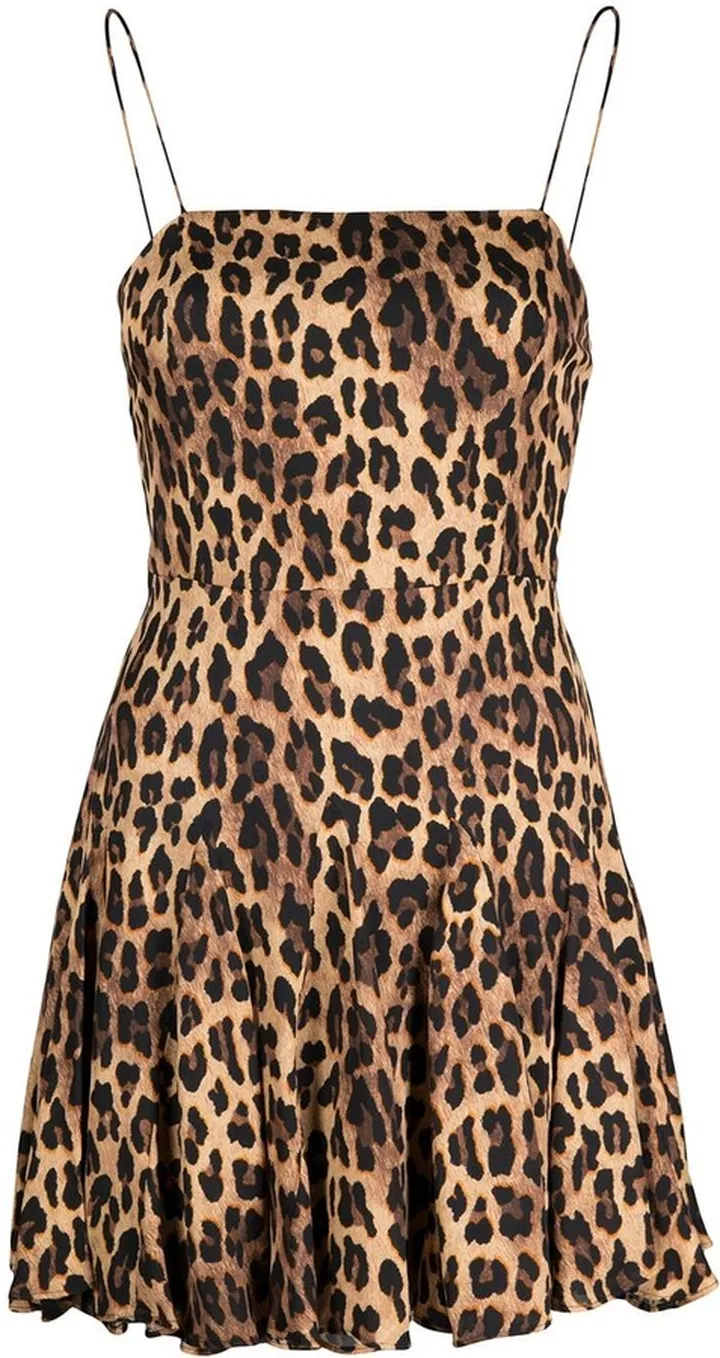 Ginny leopard-print mini dress