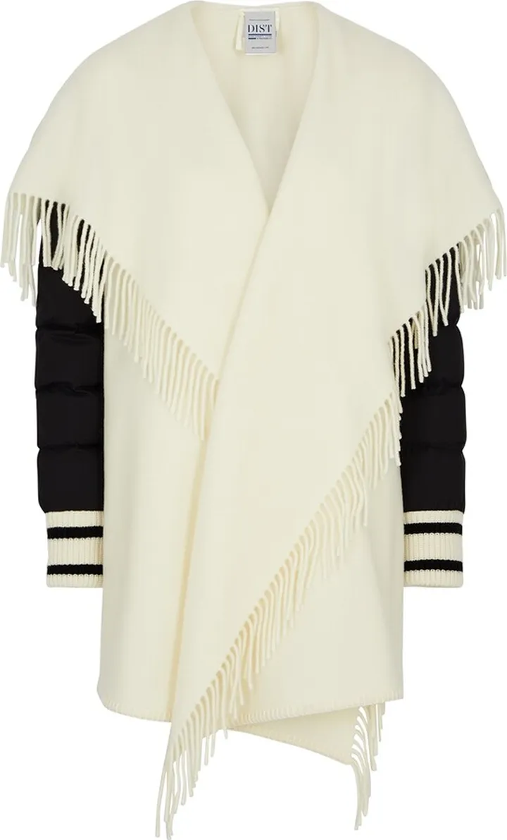 Moncler Cape-effect Wool Jacket