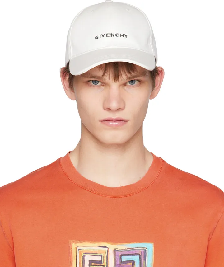 Givenchy White '4G' Cap