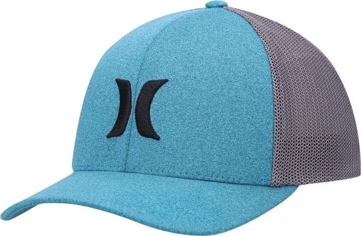 Men's Hurley Teal Icon Textures Flex Hat
