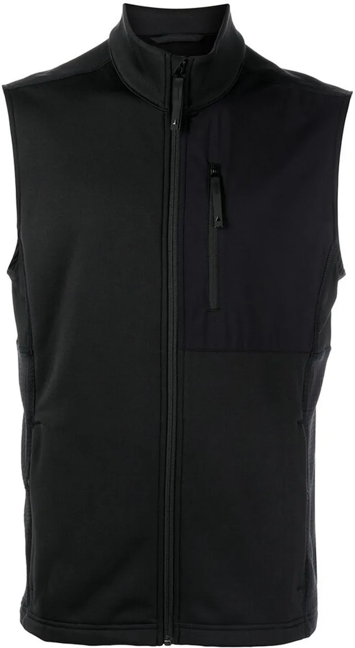 Performance zip-up fleece gilet