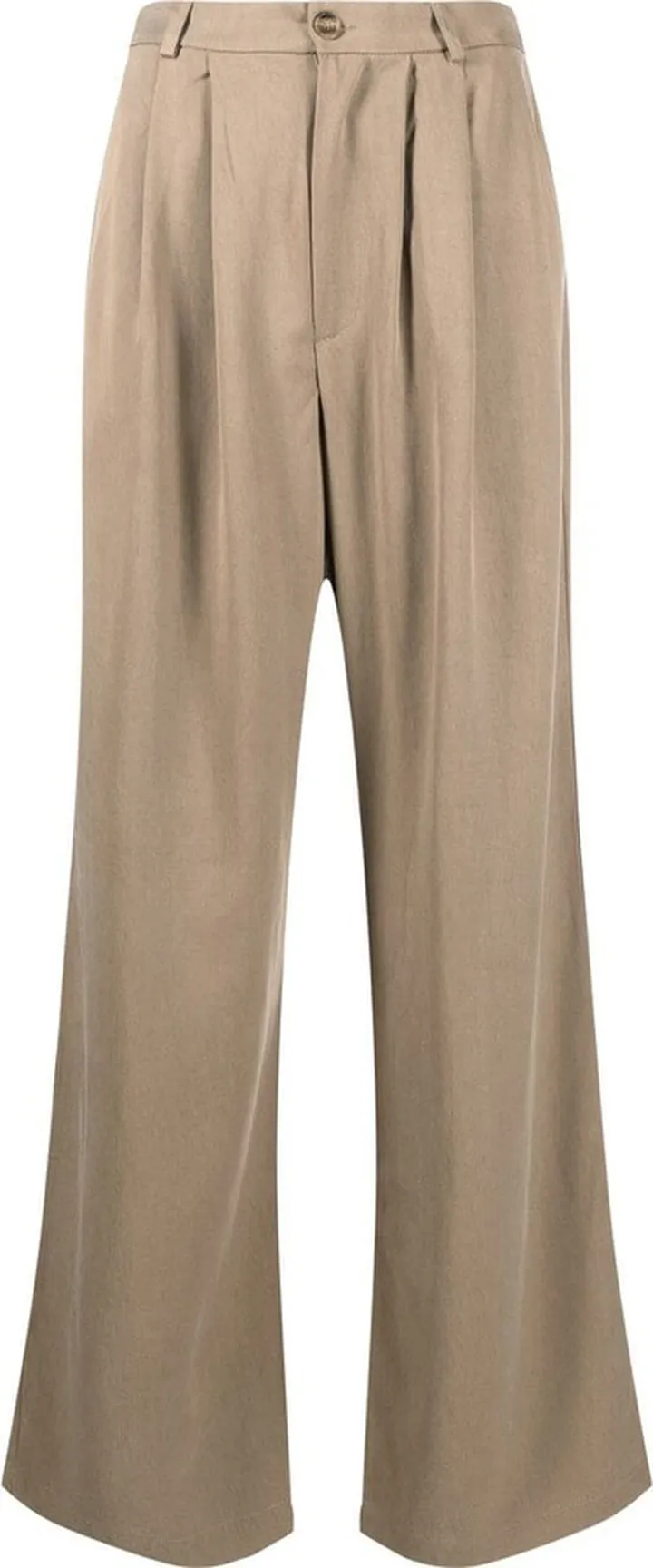 Mason straight-leg pleated trousers