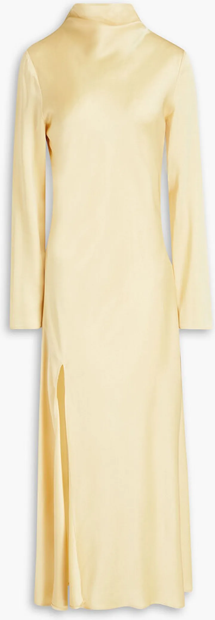 Satin midi dress