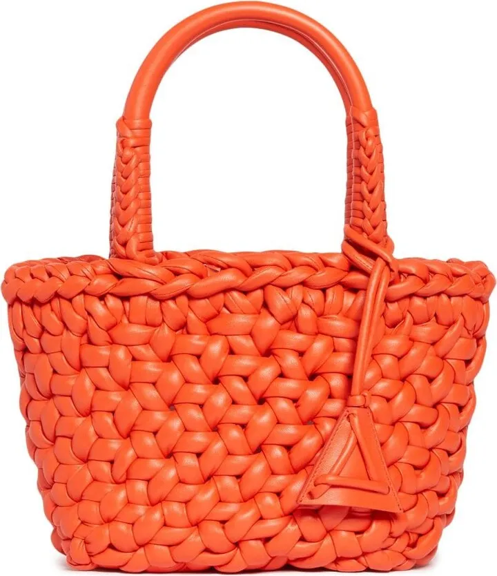 Icon small leather tote bag