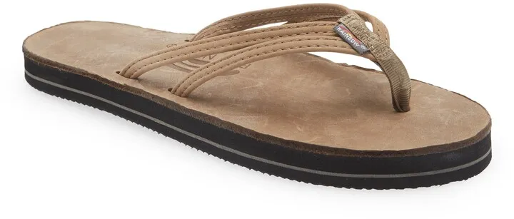 Double Strap Single Layer Flip Flop