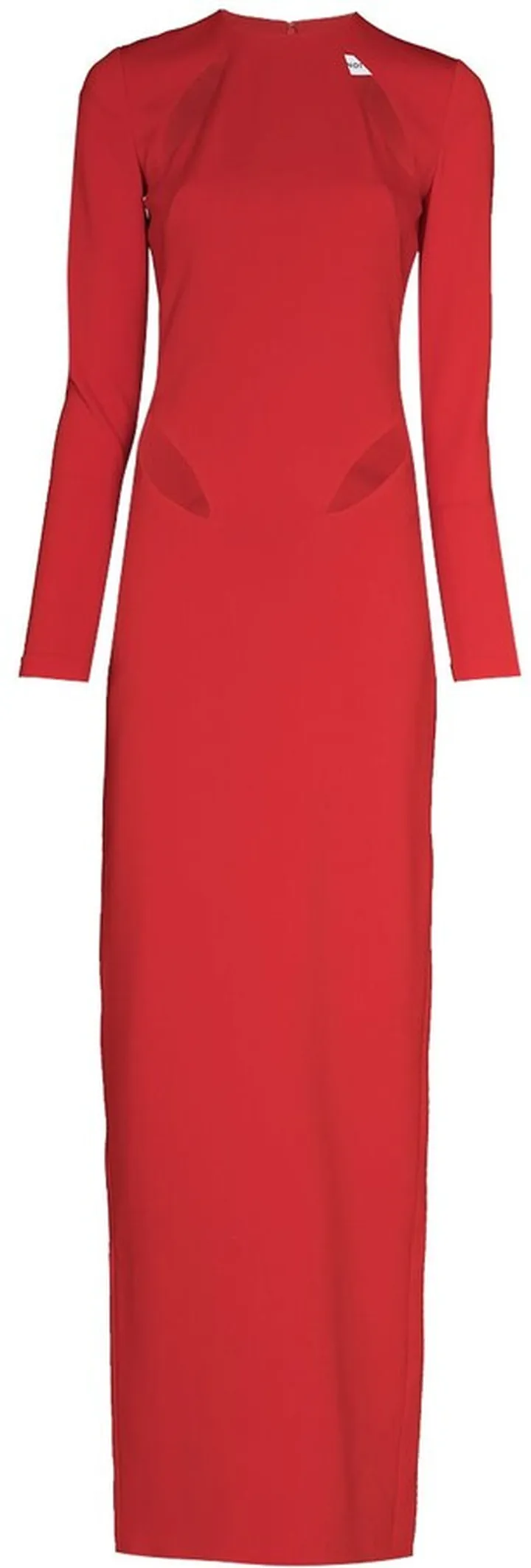 Cut-Out Column Gown
