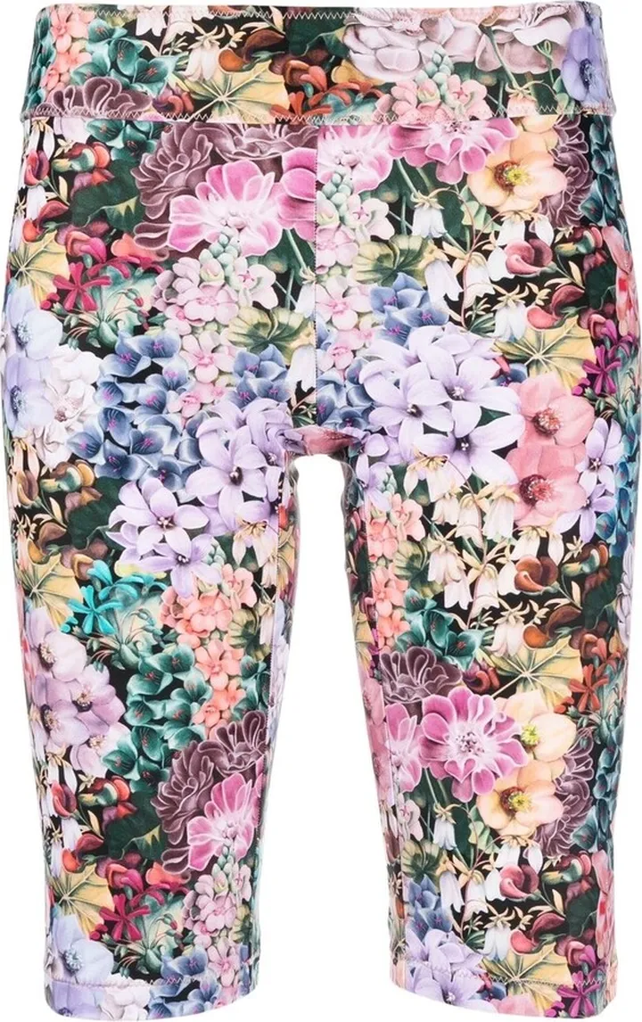 Floral-Print Knee-Length Shorts