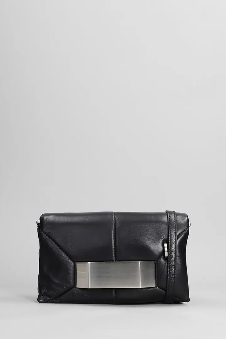 Shoulder Bag In Black Leather