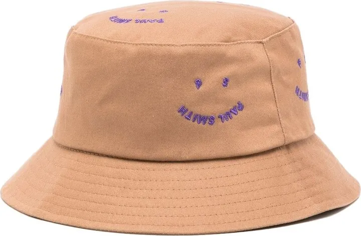 Logo-Embroidered Cotton Bucket Hat