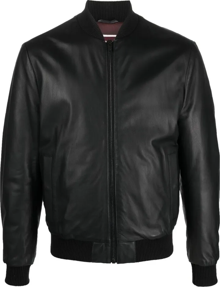 Leather Bomber Jacket