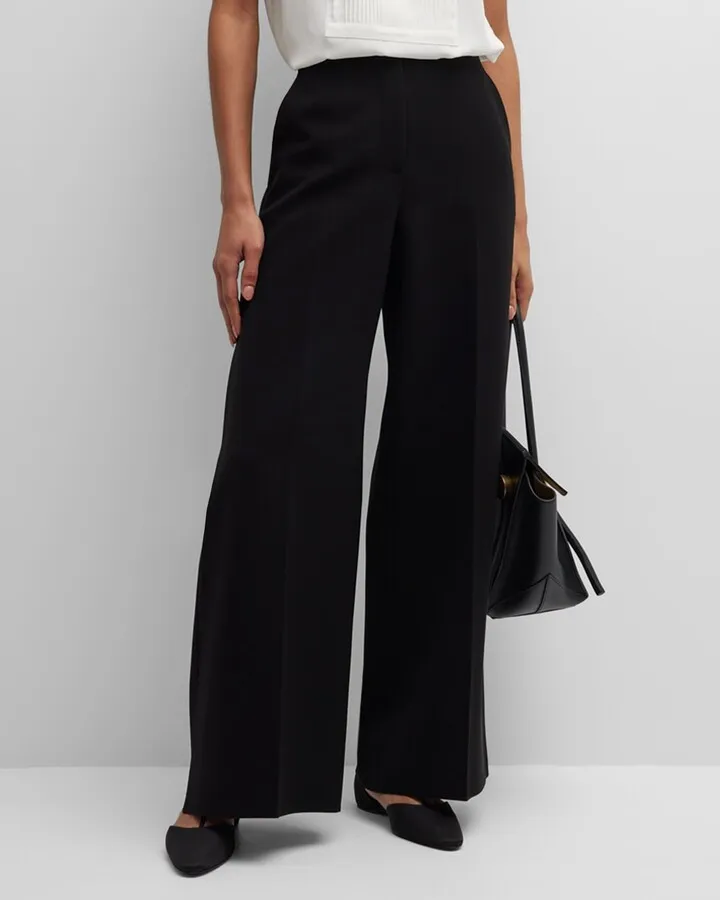Franklin High-Rise Wide-Leg Pants