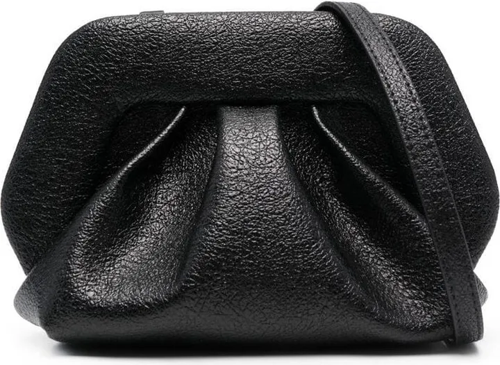 Gea grained-leather shoulder bag