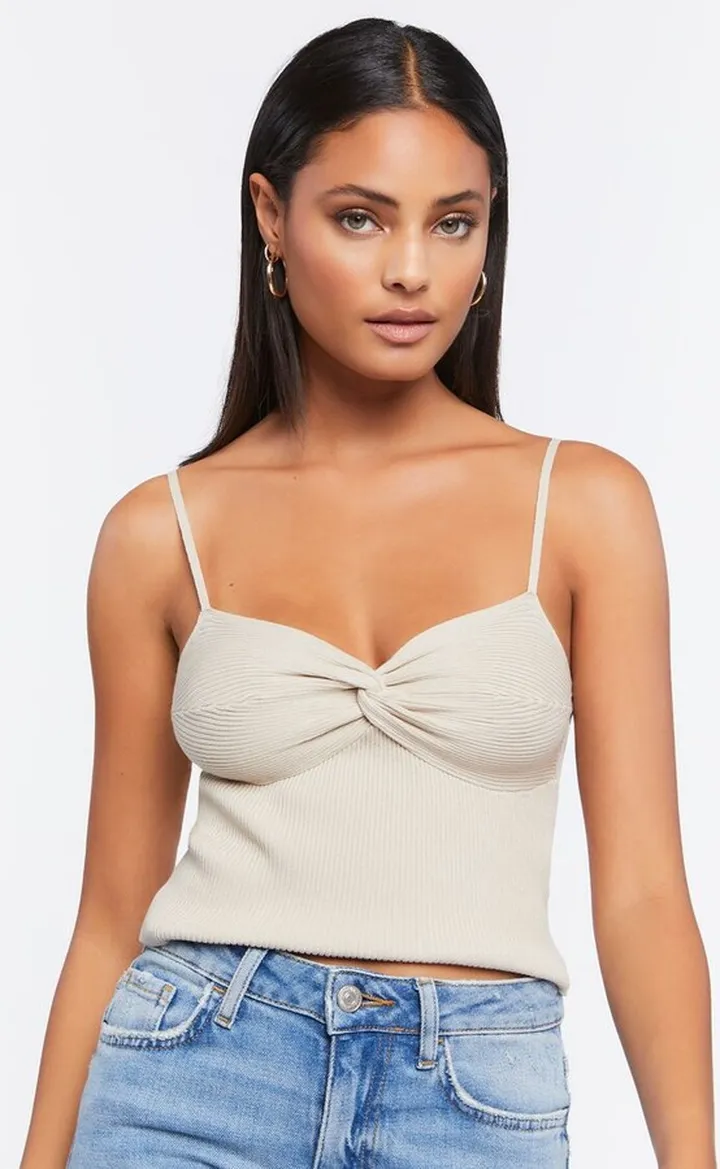 Sweater-Knit Cami Top