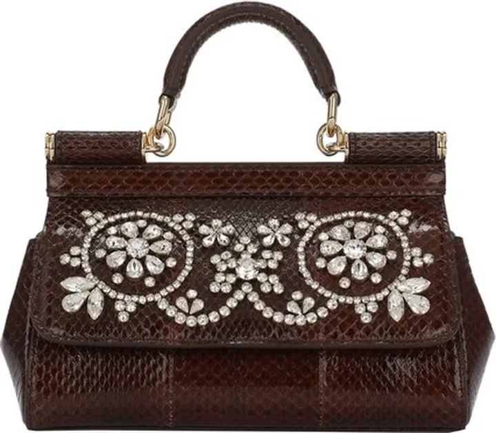 Small Sicily bag with rhinestones