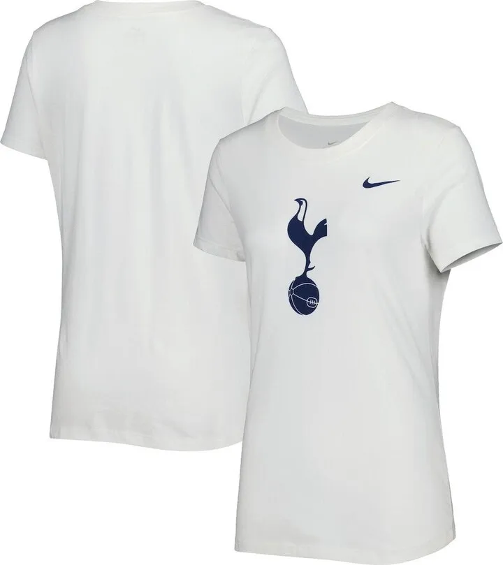 Women's Nike White Tottenham Hotspur Club Crest T-Shirt