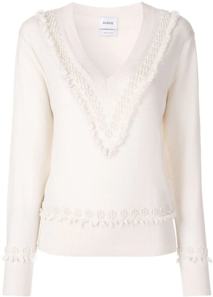 Romantic Timeless cashmere V neck pullover
