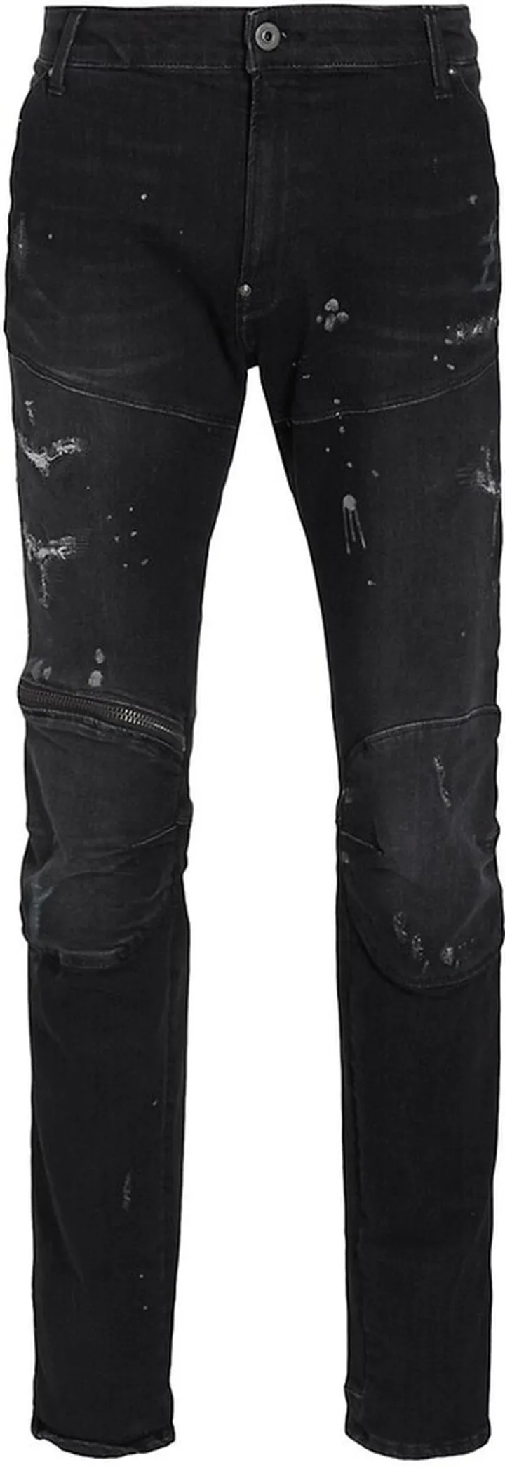 Zip Knee Skinny Jeans