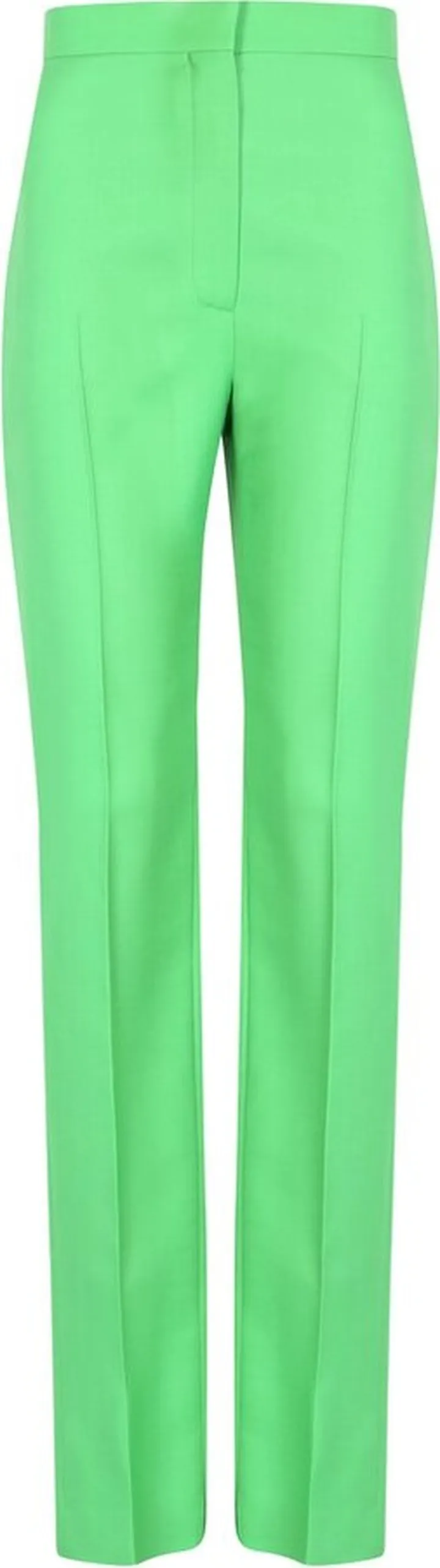 Alexander McQueen High Waist Straight Leg Trousers