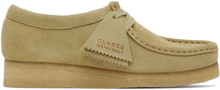 Clarks Originals Beige Wallabee Derbys
