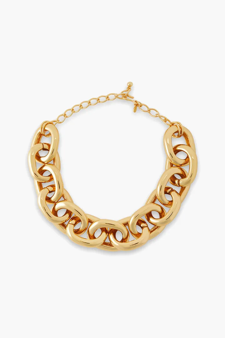 Gold-plated necklace
