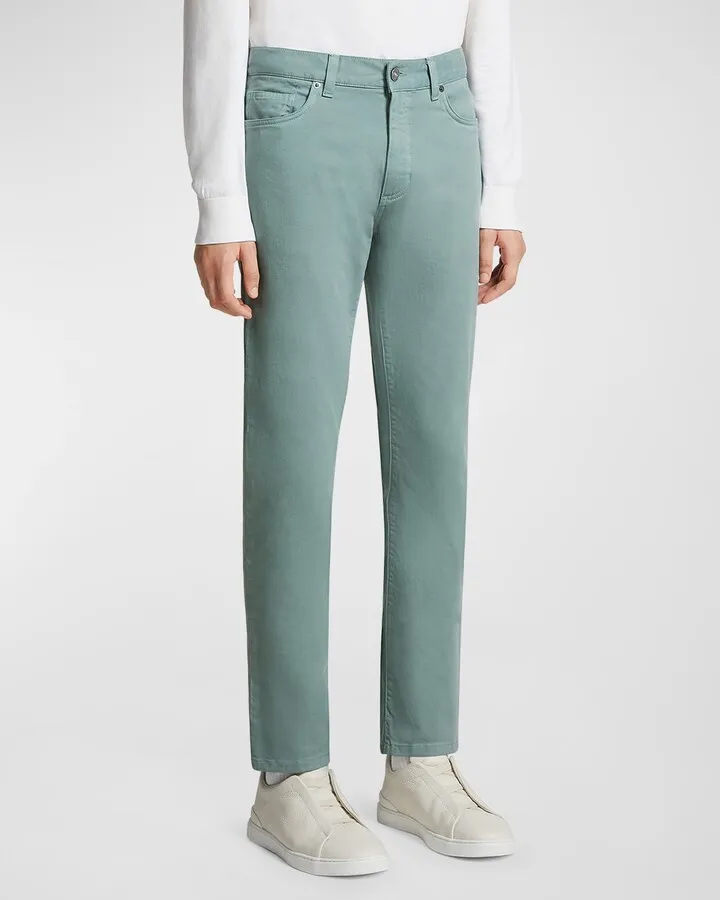Men's Straight Leg Stretch 5-Pocket Pants